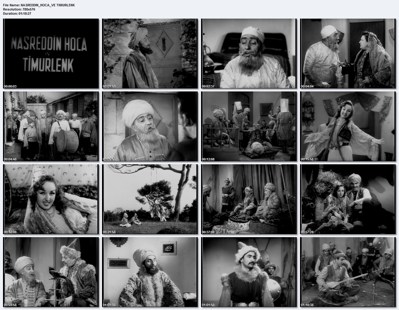 Nasreddin Hoca Ve Timurlenk afişi