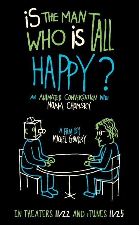 Is the Man Who Is Tall Happy?: An Animated Conversation with Noam Chomsky afişi