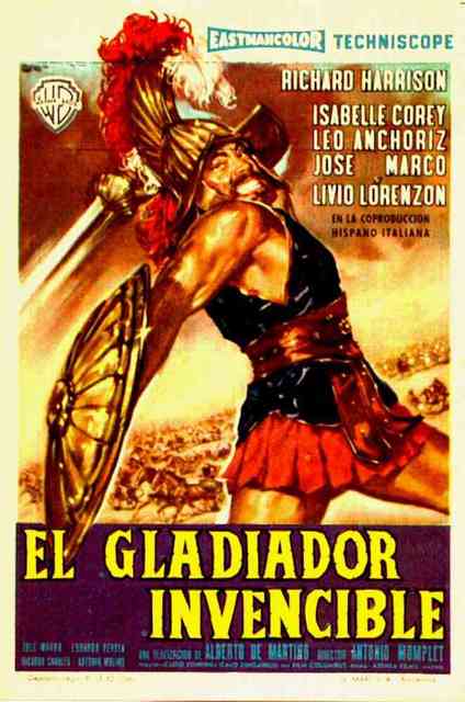 Il Gladiatore Invincibile afişi