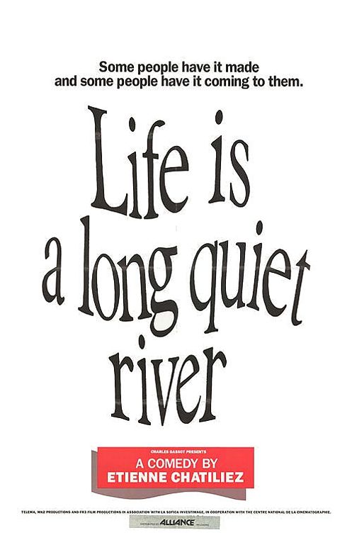 La vie est un long fleuve tranquille afişi
