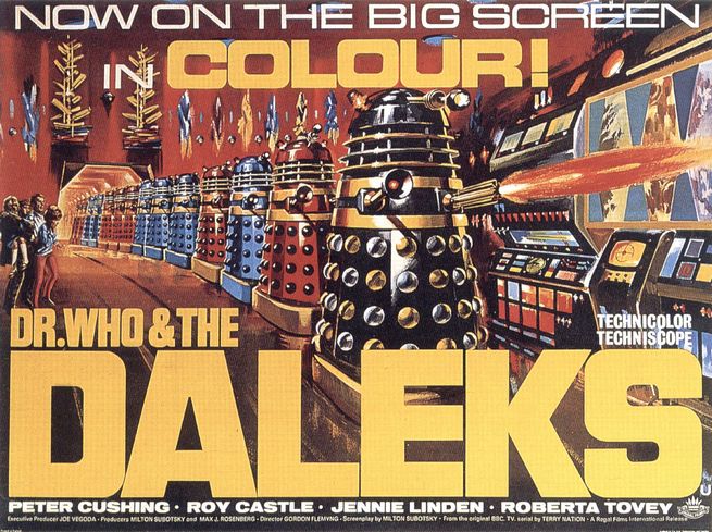 Dr. Who and the Daleks afişi