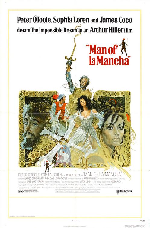 Man Of La Mancha afişi