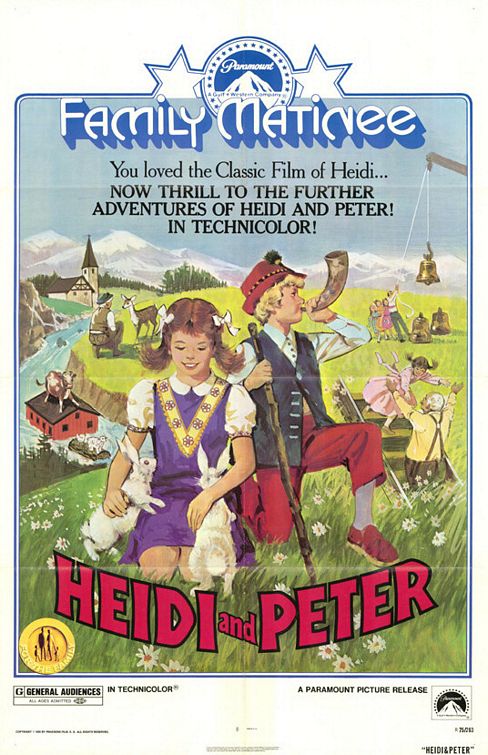 Heidi und Peter afişi
