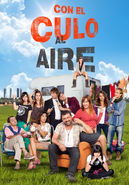 Con el culo al aire afişi