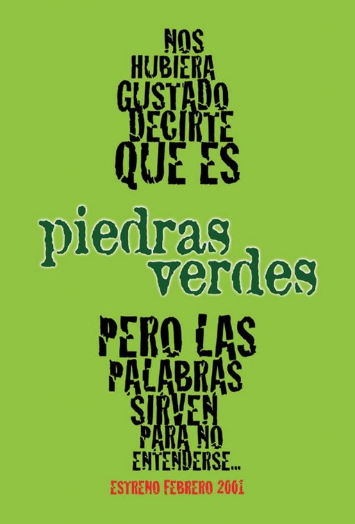 Piedras verdes afişi
