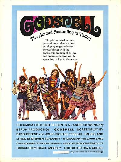 Godspell: A Musical Based on the Gospel According to St. Matthew afişi