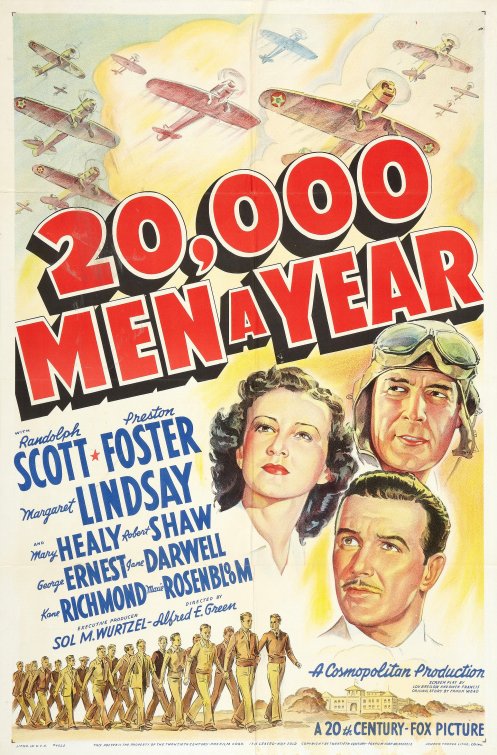 20,000 Men a Year afişi