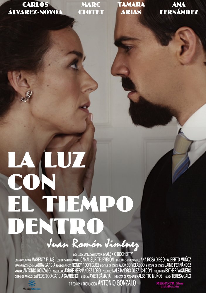 La luz con el tiempo dentro afişi