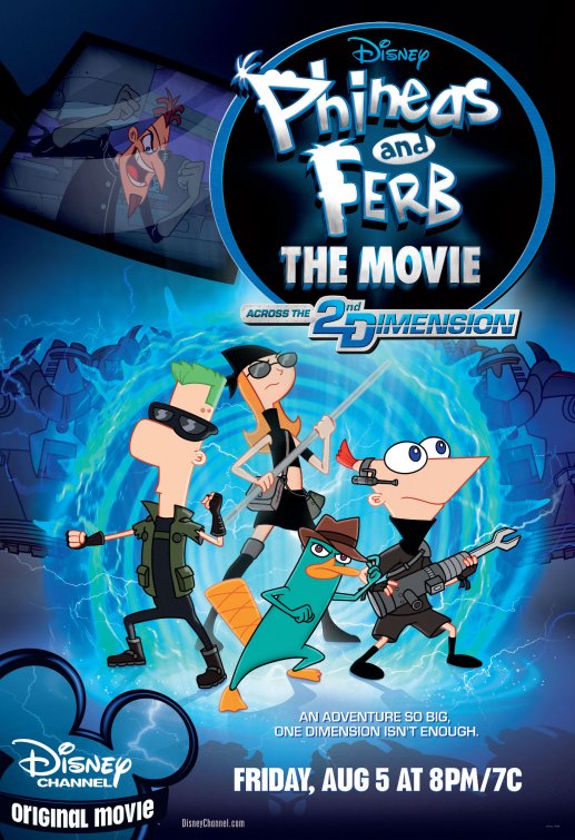 Phineas and Ferb the Movie: Across the 2nd Dimension afişi