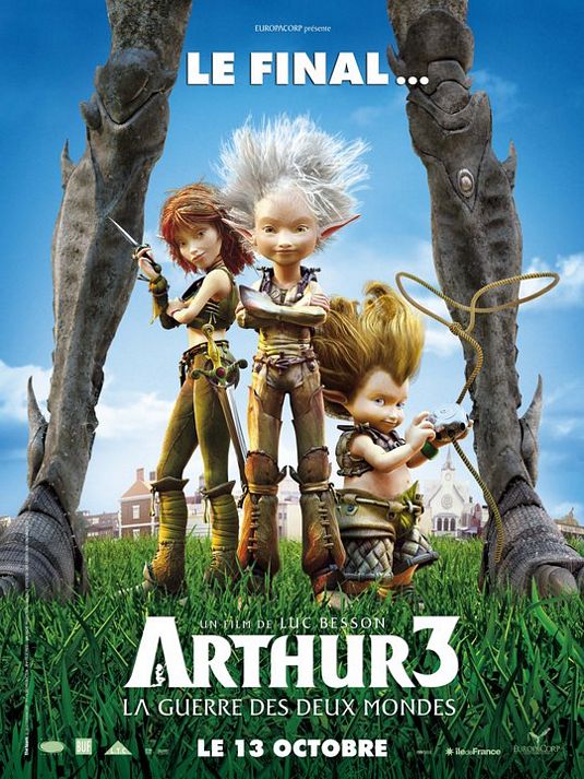 Arthur 3: The War of the Two Worlds afişi