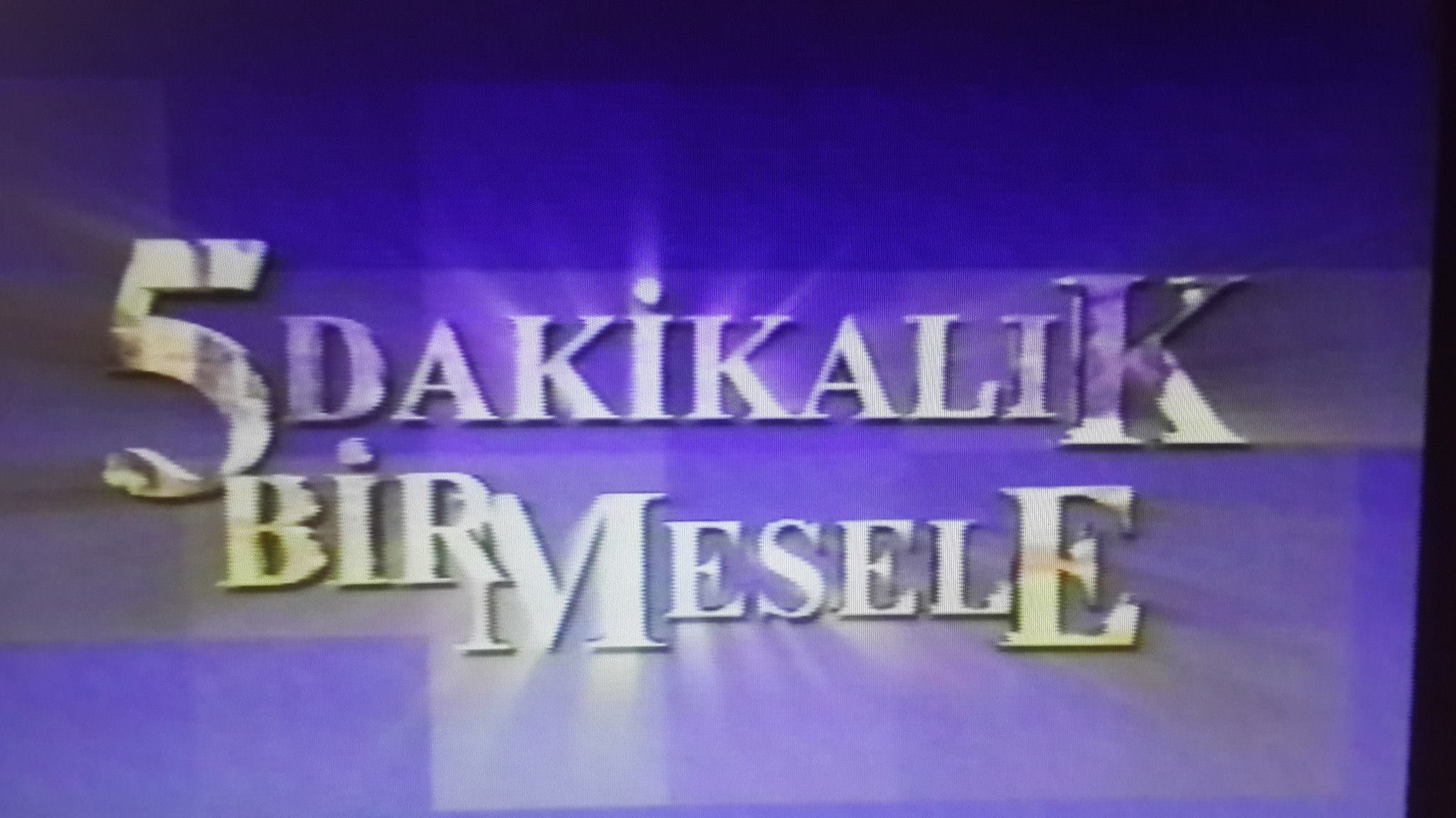 Beş Dakikalık Bir Mesele afişi