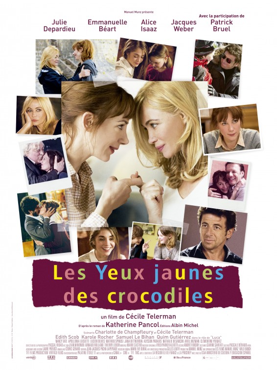 Les yeux jaunes des crocodiles afişi