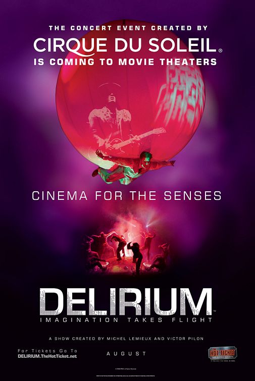 Cirque du Soleil: Delirium afişi