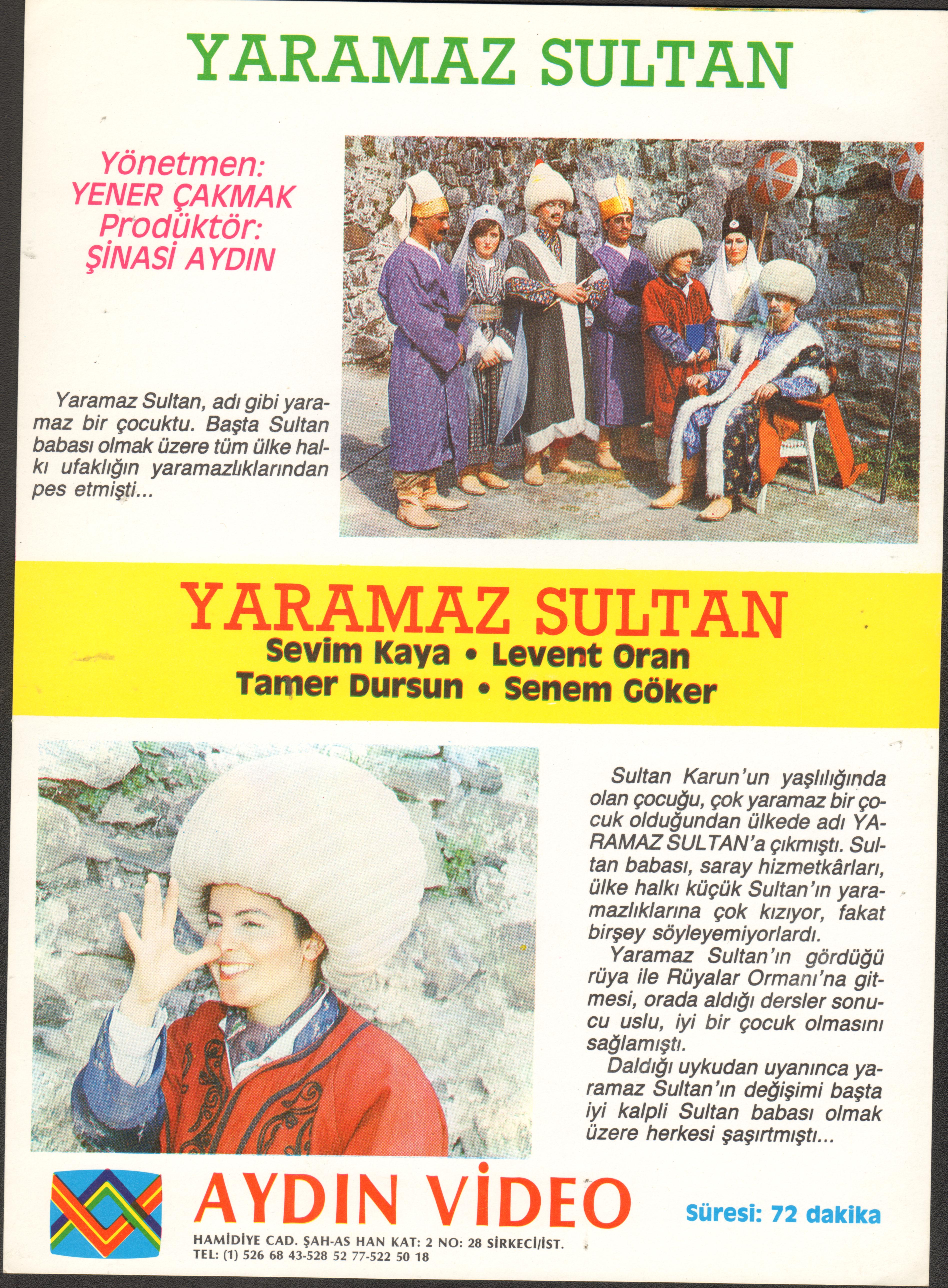 Yaramaz Sultan afişi