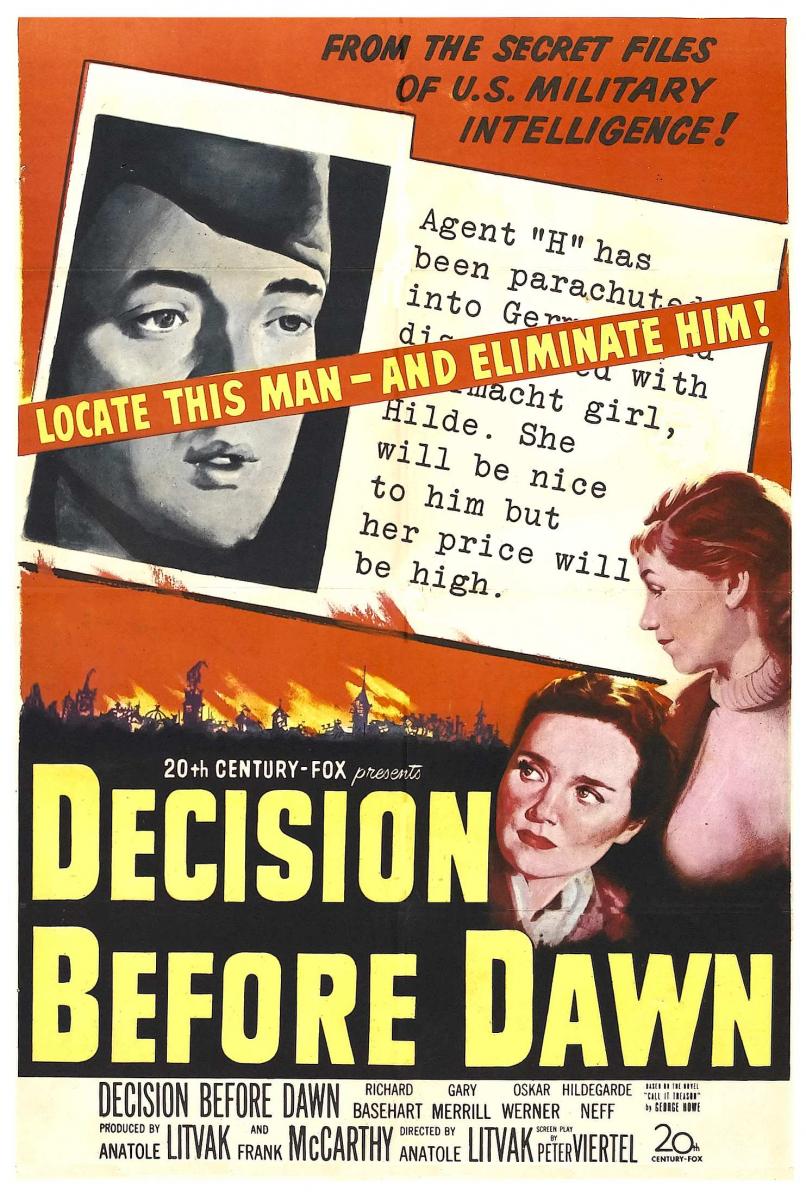 Decision Before Dawn afişi
