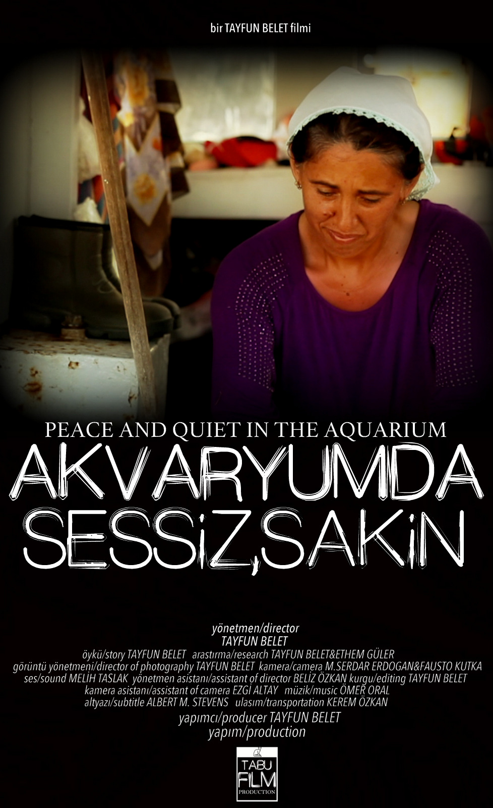 Akvaryumda Sessiz, Sakin afişi