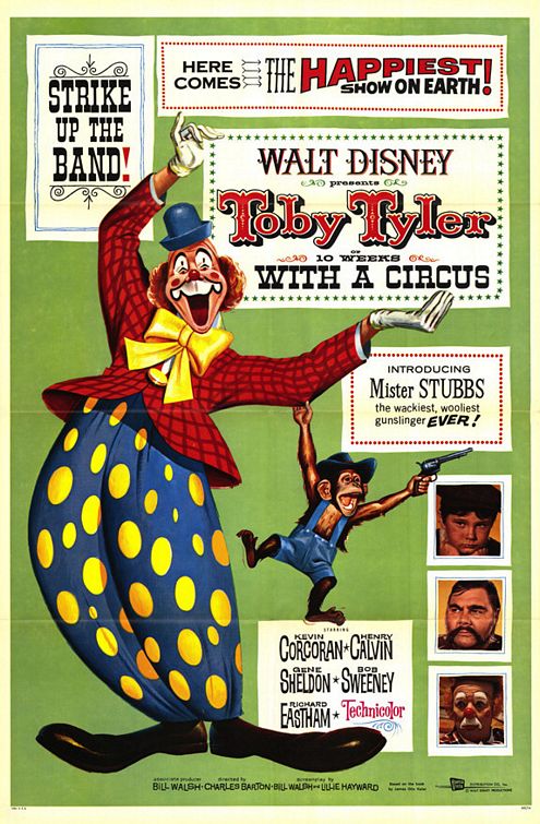 Toby Tyler, or Ten Weeks with a Circus afişi