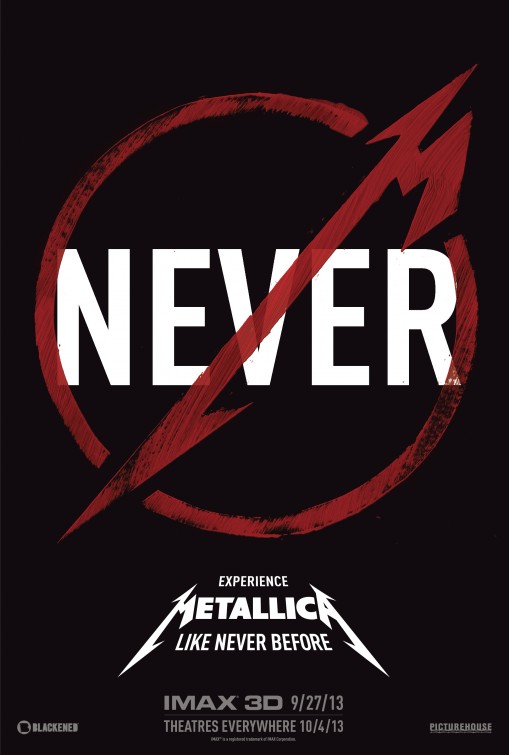 Metallica Through the Never afişi