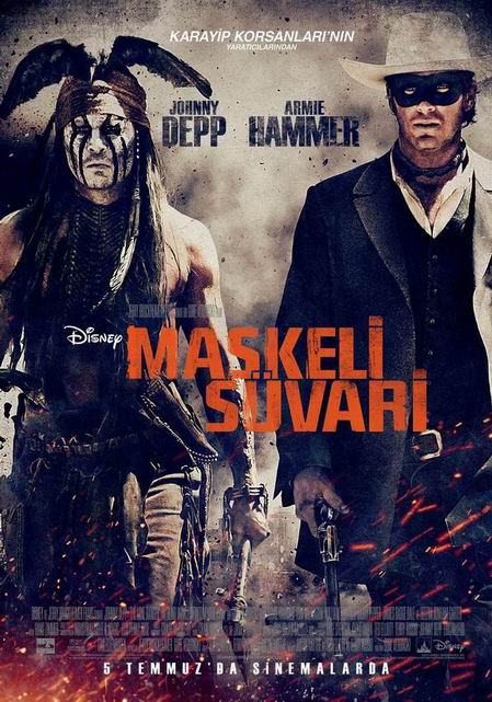 Maskeli Süvari afişi