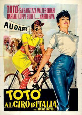 Totò al giro d'Italia afişi