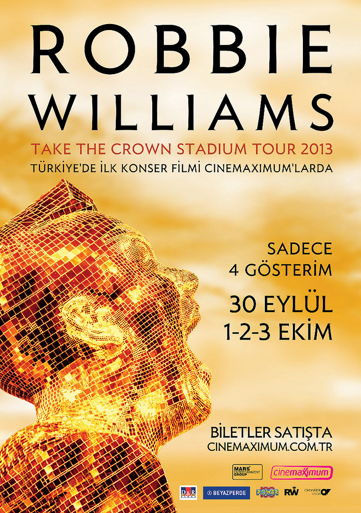 Robbie Williams : Take the Crown Stadium Tour afişi