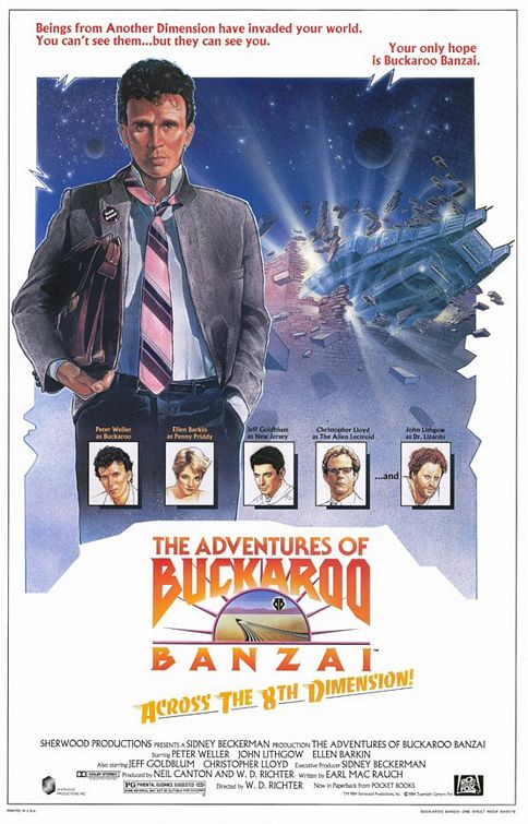 The Adventures of Buckaroo Banzai Across the 8th Dimension afişi