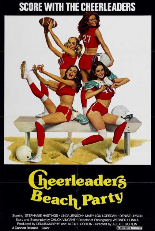 Cheerleaders Beachparty afişi