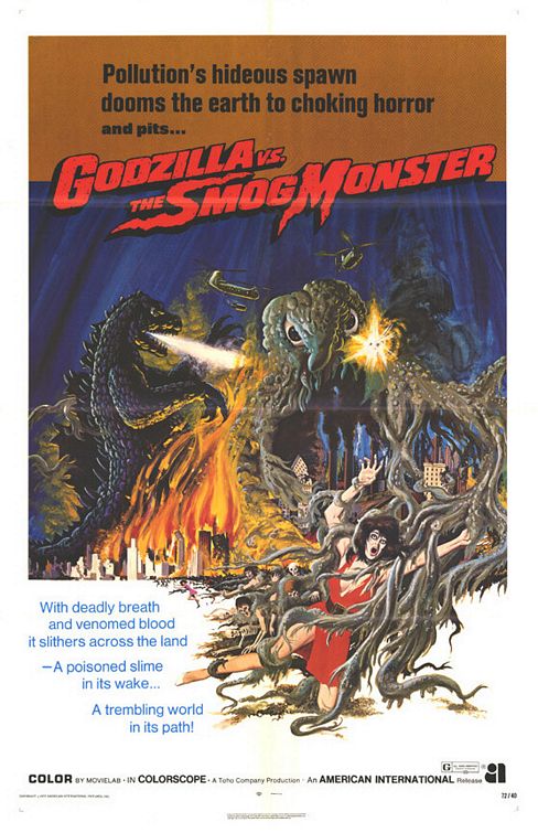 Godzilla vs. the Smog Monster afişi