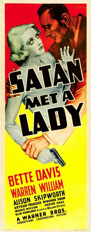 Satan Met a Lady afişi