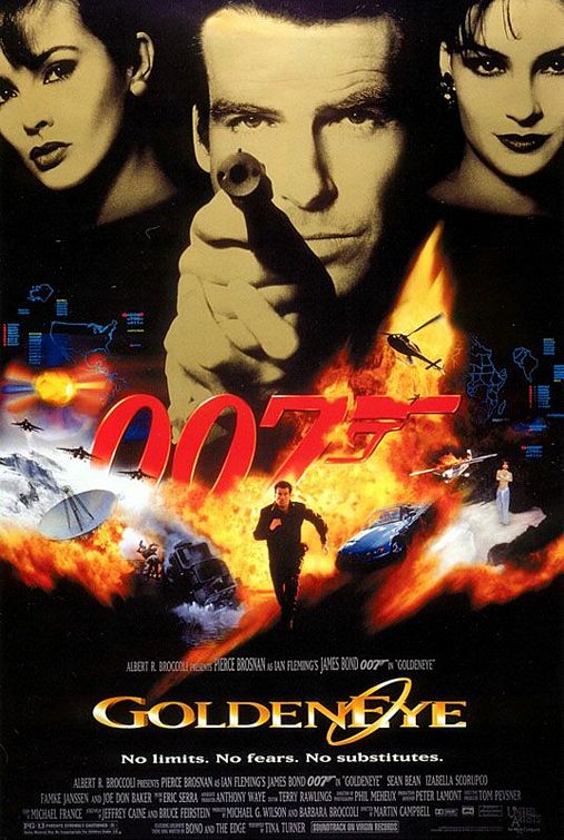 James Bond Altın Göz afişi