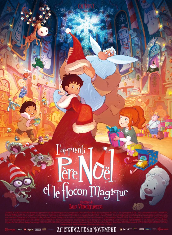 L'apprenti Père Noël et le flocon magique afişi