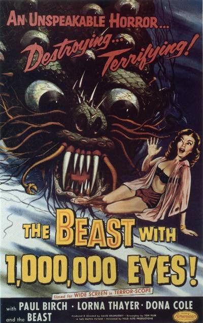 The Beast with a Million Eyes afişi