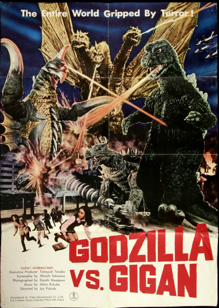 Godzilla vs. Gigan afişi