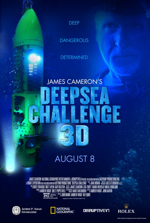 James Cameron's Deepsea Challenge 3D afişi
