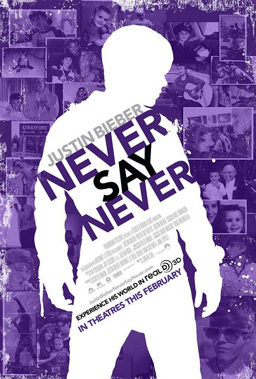 Justin Bieber: Never Say Never afişi