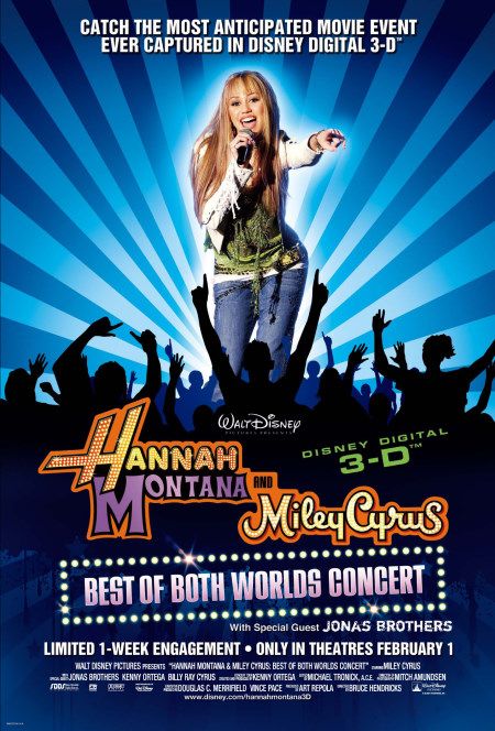 Hannah Montana/Miley Cyrus: Best of Both Worlds Concert Tour afişi