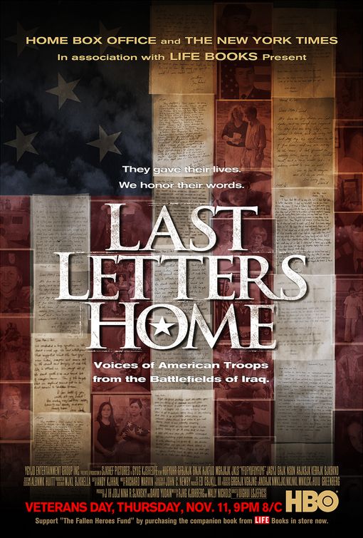 Last Letters Home: Voices of American Troops from the Battlefields of Iraq afişi