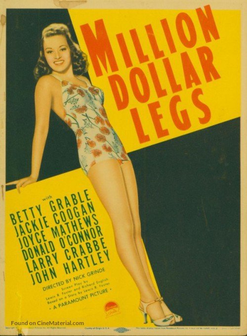Million Dollar Legs afişi