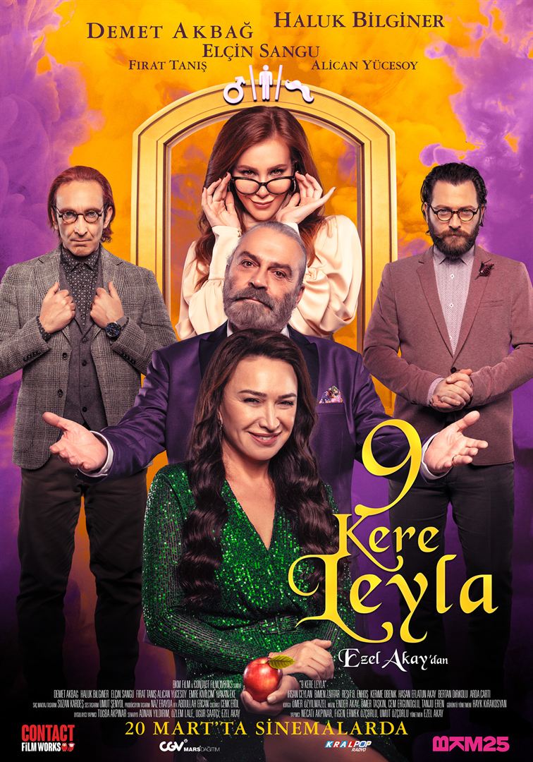 9 Kere Leyla afişi
