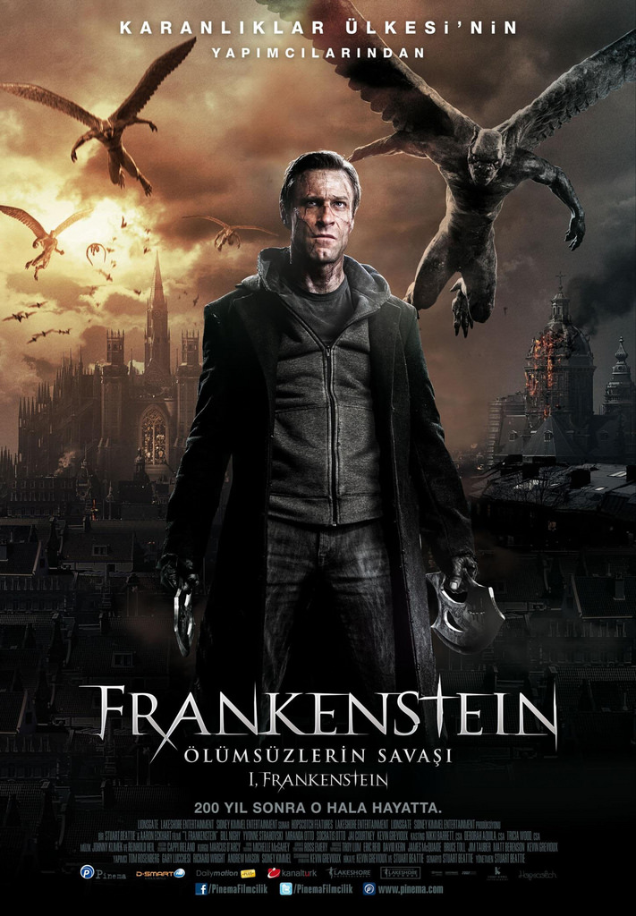 Frankenstein: Ölümsüzlerin Savaşı afişi