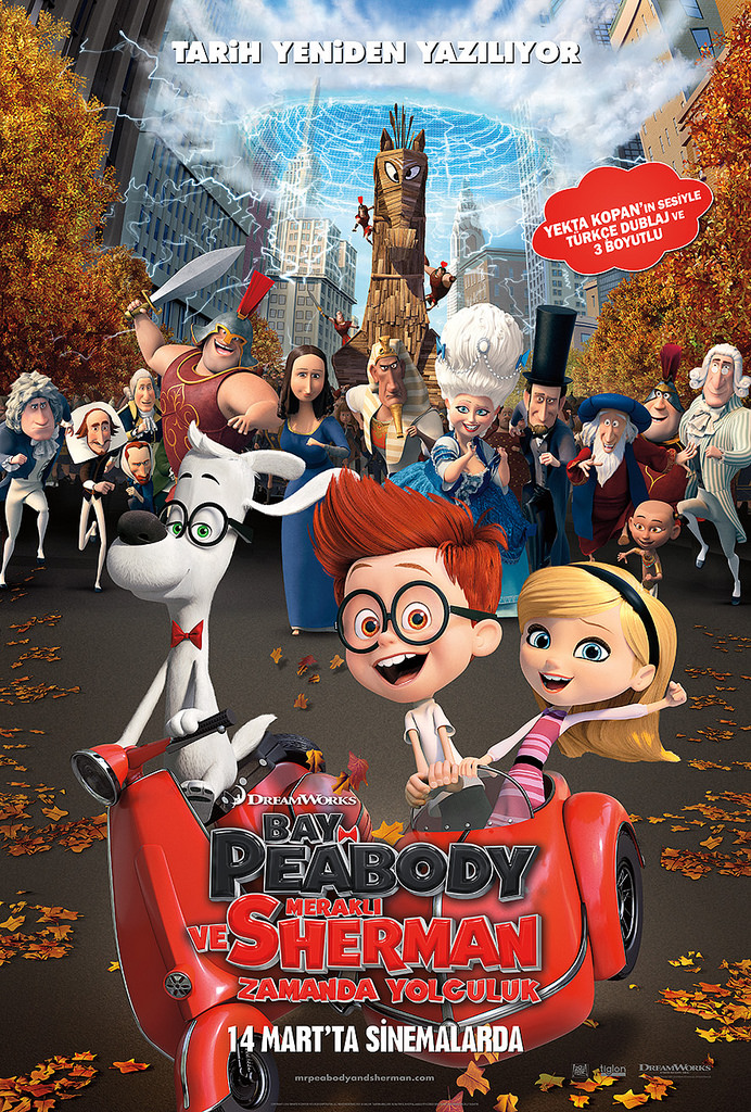 Bay Peabody ve Meraklı Sherman: Zamanda Yolculuk afişi