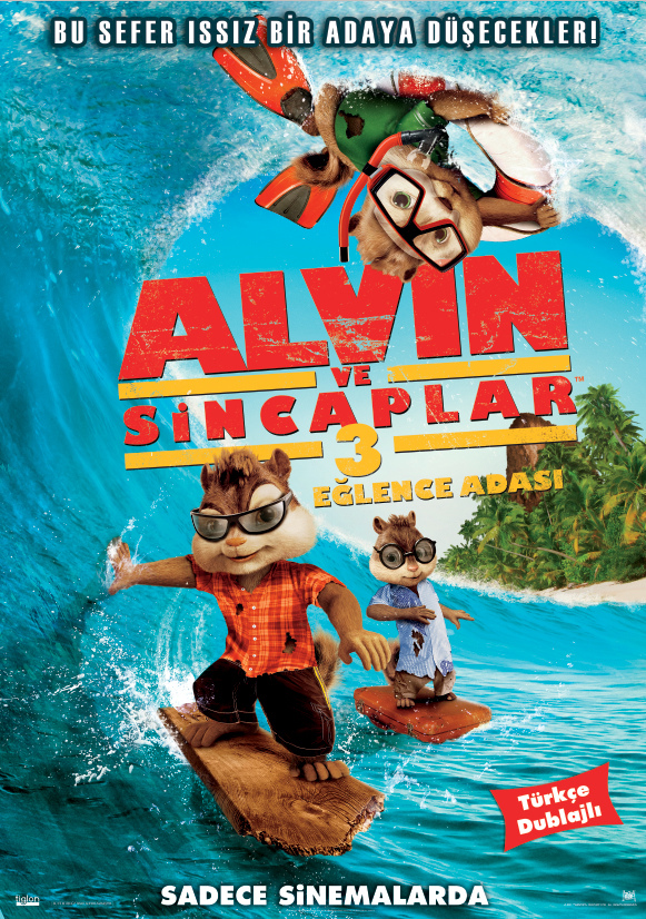 Alvin ve Sincaplar 3: Eğlence Adası afişi