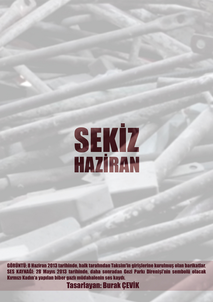 Sekiz Haziran afişi