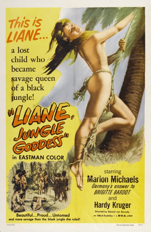 Liane, das Mädchen aus dem Urwald afişi