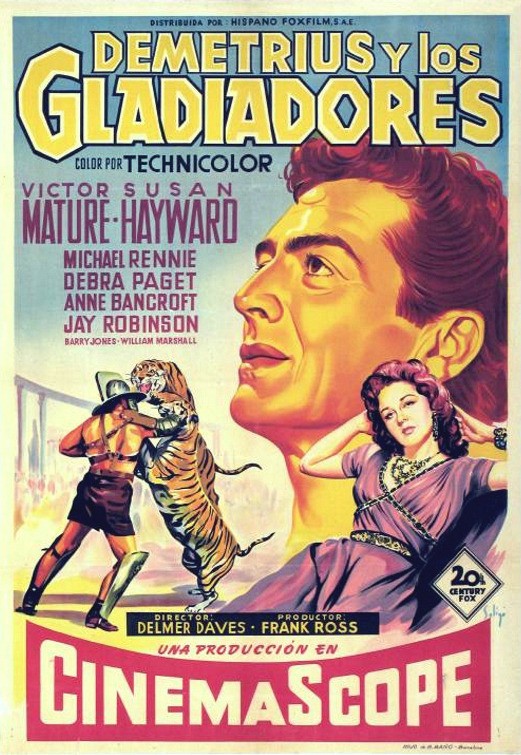 Demetrius and the Gladiators afişi