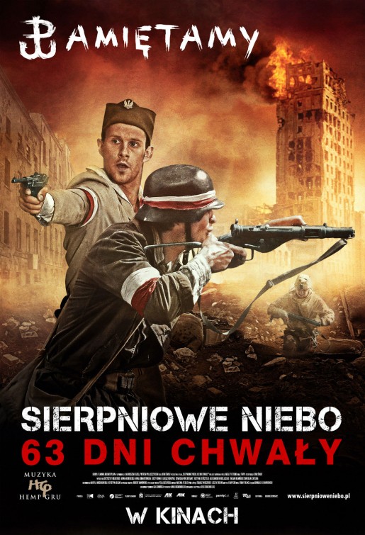 Sierpniowe niebo. 63 dni chwaly afişi