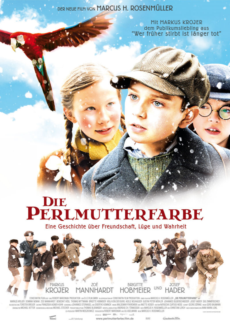Die Perlmutterfarbe afişi