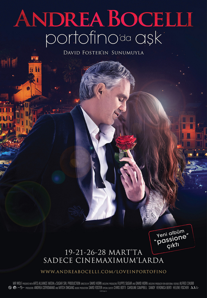 Andrea Bocelli : Portofino'da Aşk afişi