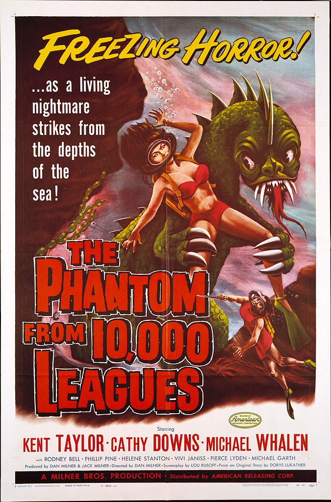The Phantom from 10,000 Leagues afişi