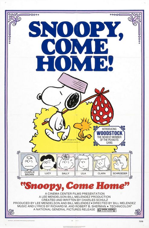 Snoopy Come Home afişi